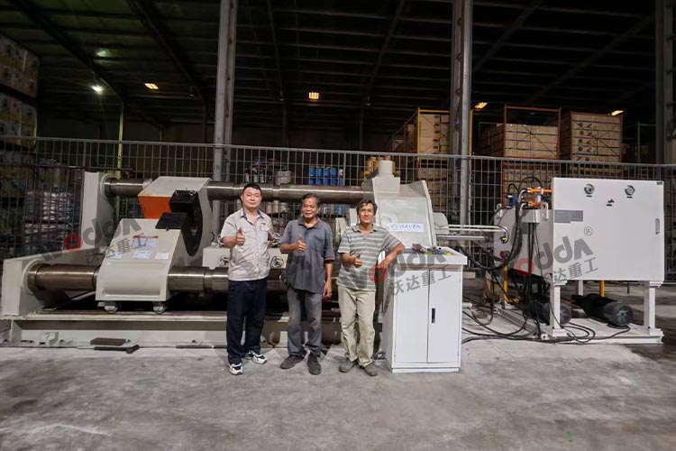 500噸火車輪軸壓裝機安裝現場